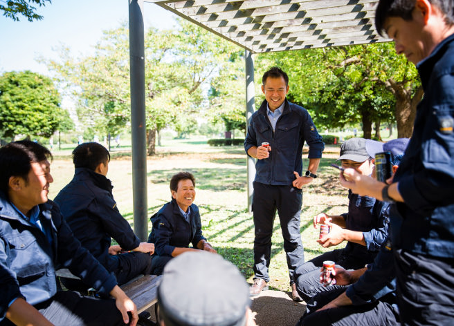 一人一人が親方で、社長。個の力を培っていくことで生まれる連帯感。